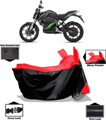 Amexride Two Wheeler Cover for Revolt(Motors E-Bike, Red)
