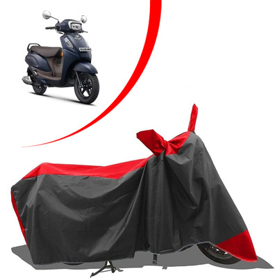 GOSHIV-car and bike accessories Waterproof Two Wheeler Cover for Suzuki(Access 125, Black, Red)