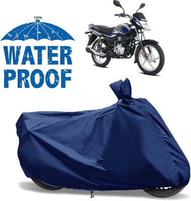 OliverX Waterproof Two Wheeler Cover for Bajaj(Platina 100 DTS-i, Blue)