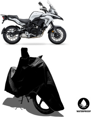 Amexride Waterproof Two Wheeler Cover for Benelli(TRK 502, Black)