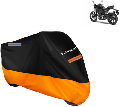 Horseyaart Waterproof Two Wheeler Cover for Honda(CB300R, Orange)