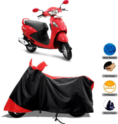 WMIZEXA Waterproof Two Wheeler Cover for Hero(Pleasure, Red)
