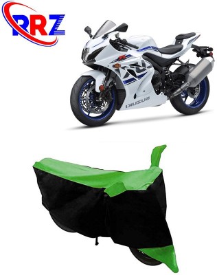 RRZ Waterproof Two Wheeler Cover for Suzuki(GSX-R1000 ABS, Black, Green)