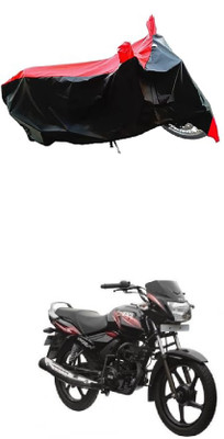VESMEI Two Wheeler Cover for TVS(Star, Red)