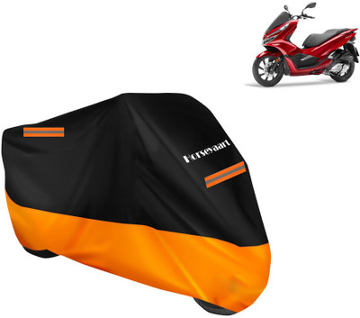 Horseyaart Waterproof Two Wheeler Cover for Honda(PCX 125 BS6, Orange)