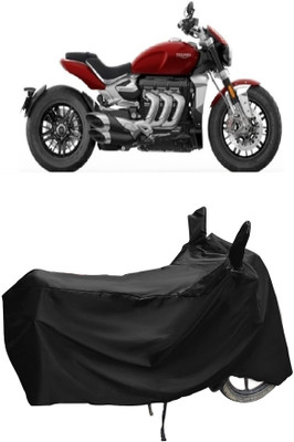 Autoprime Two Wheeler Cover for Triumph(Rocket III, Black)