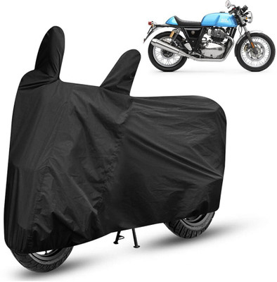 Mdstar Waterproof Two Wheeler Cover for Royal Enfield(Continental GT, Black)