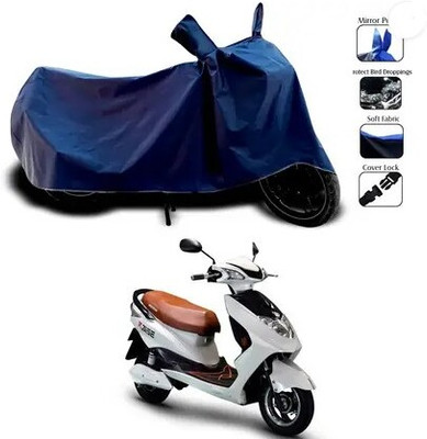Tritika Waterproof Two Wheeler Cover for Okinawa(Lite, Blue)