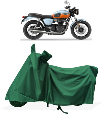 Tricway Two Wheeler Cover for Triumph(Bonneville T100, Green)