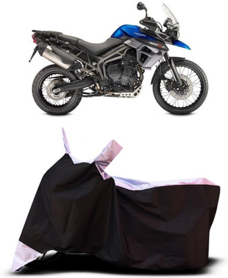 VESMEI Two Wheeler Cover for Triumph(Tiger 800 XR, White)