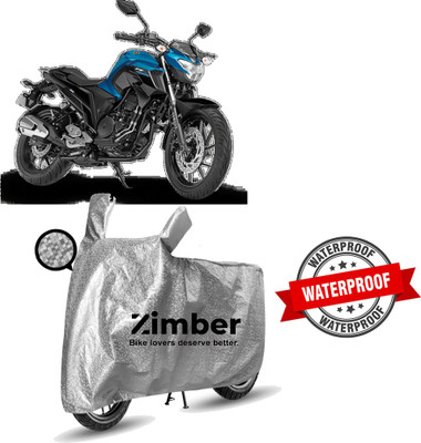 THE REAL ARV Two Wheeler Cover for Yamaha(FZ25, Silver)