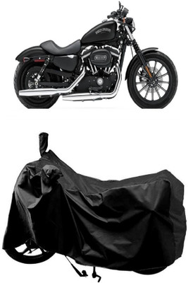 AutoKick Two Wheeler Cover for Harley Davidson(Iron 883, Black)