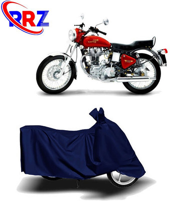 RRZ Two Wheeler Cover for Royal Enfield(Electra 5S, Blue)