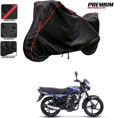 SThanaveX Two Wheeler Cover for Bajaj(CT110, Black)