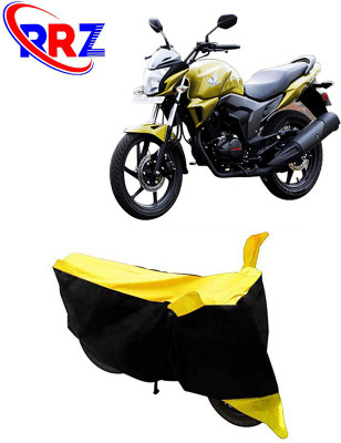 RRZ Waterproof Two Wheeler Cover for Honda(Trigger, Black, Yellow)