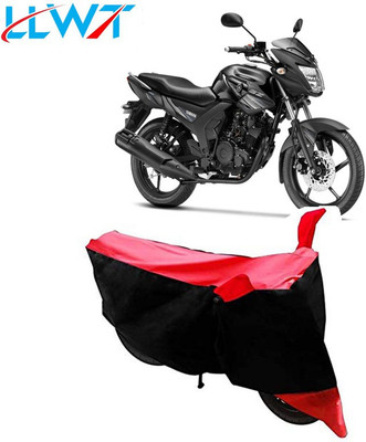 KPIND Waterproof Two Wheeler Cover for Yamaha(SZ-RR, Black, Red)