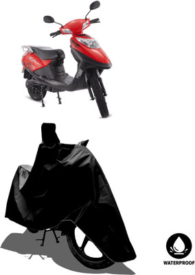 Amexride Waterproof Two Wheeler Cover for Hero Electric(Electric Flash, Black)