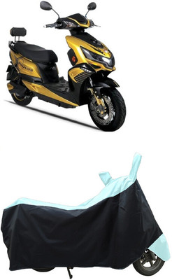 Coxtor Waterproof Two Wheeler Cover for Okinawa(Praise, White)