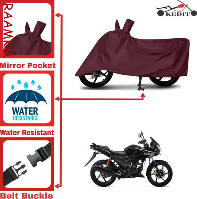 LIFE TO HUB Two Wheeler Cover for Hero, Honda, Bajaj, Ather, TVS, Yamaha(XL 100 Heavy Duty, Maroon)