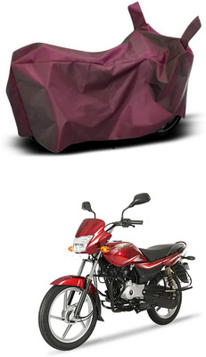 Mdstar Waterproof Two Wheeler Cover for Bajaj(Platina 100 BS6, Maroon)