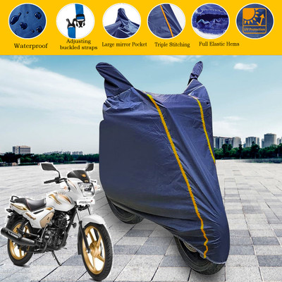 GARREGE Waterproof Two Wheeler Cover for TVS(Star City, Blue)