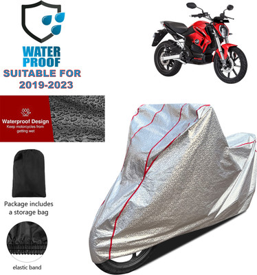 PAGORA Waterproof Two Wheeler Cover for Revolt(RV 400, Silver)