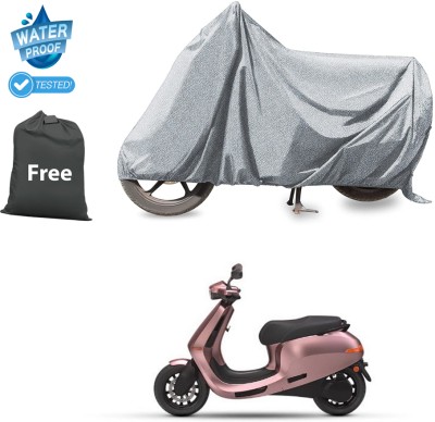 CODOKI Waterproof Two Wheeler Cover for Ola(Silver)