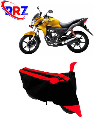 RRZ Waterproof Two Wheeler Cover for Honda(CB Twister, Black, Red)