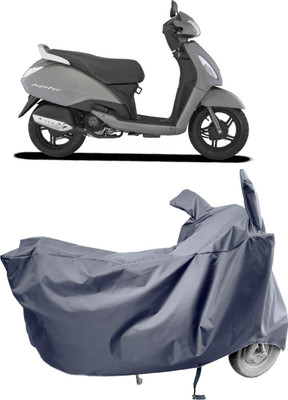Amexride Two Wheeler Cover for TVS(Jupiter, Grey)