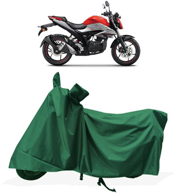 Tricway Two Wheeler Cover for Suzuki(Gixxer Special Edition, Green)