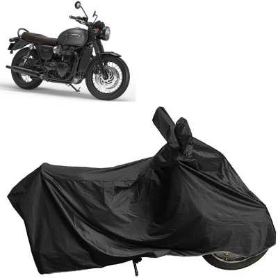 DIGGU Two Wheeler Cover for Triumph(Bonneville T120 Black BS6, Black)