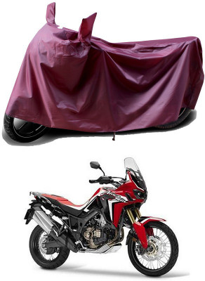 THE REAL ARV Waterproof Two Wheeler Cover for Honda(Africa Twin, Maroon)