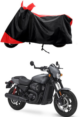 GROFATIK Two Wheeler Cover for Harley Davidson(Street 750, Red)