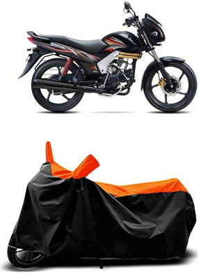 THE REAL ARV Waterproof Two Wheeler Cover for Mahindra(Centuro BS6, Orange)