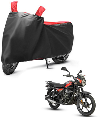 sowelar Waterproof Two Wheeler Cover for Bajaj(CT 125X, Black, Red)