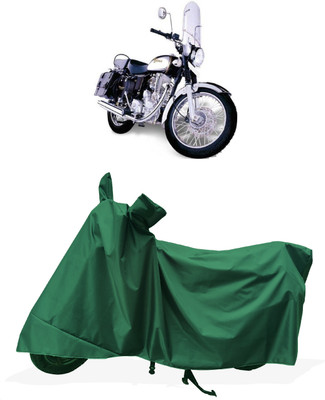 Tricway Two Wheeler Cover for Royal Enfield(Machismo 350, Green)