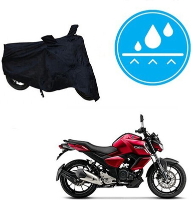HYBRIDS COLLECTION Waterproof Two Wheeler Cover for Yamaha(FZ-S, Black)