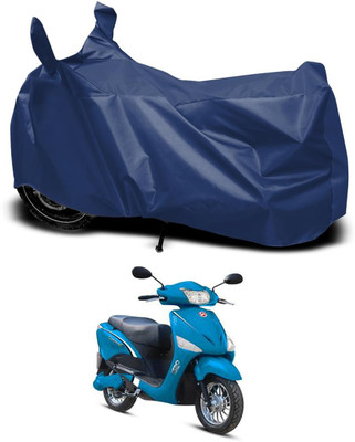 RABABLI Waterproof Two Wheeler Cover for Ampere(Magnus Pro, Blue)