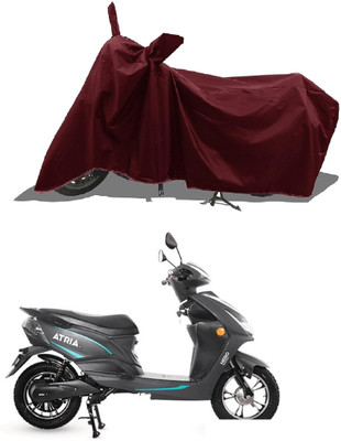 DeepShakshi AUTOMOTIVE Waterproof Two Wheeler Cover for Hero(Motocorp Maestro Electric, Maroon)