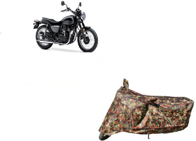 Anlopeproducts Waterproof Two Wheeler Cover for Kawasaki(W800, Red)