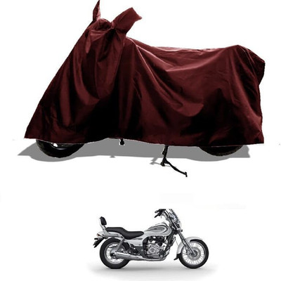 DeepShakshi AUTOMOTIVE Two Wheeler Cover for Bajaj(Avenger 220 DTS-i, Maroon)