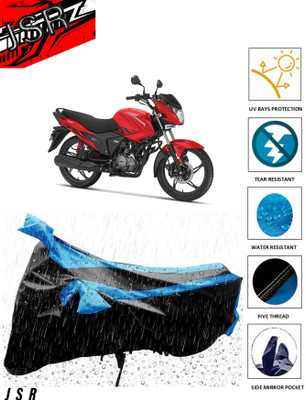 J S R Waterproof Two Wheeler Cover for Hero(Glamour, Blue)
