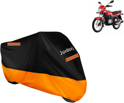Juvdoxj Waterproof Two Wheeler Cover for Bajaj(Platina 125, Orange)