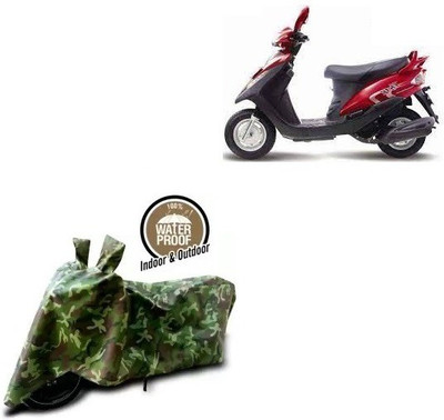 THE REAL ARV Waterproof Two Wheeler Cover for Mahindra(Flyte, Multicolor)