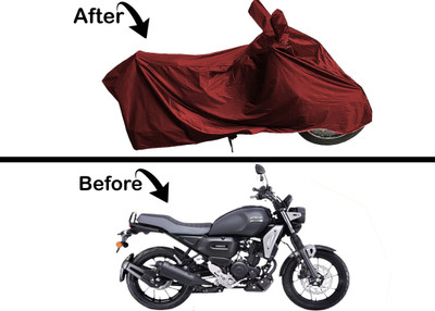 Archistylo Waterproof Two Wheeler Cover for Yamaha(FZ S V3, Maroon)