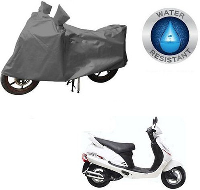 DeepShakshi AUTOMOTIVE Waterproof Two Wheeler Cover for Mahindra(Rodeo, Grey)