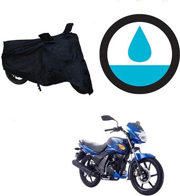 DeepShakshi AUTOMOTIVE Waterproof Two Wheeler Cover for TVS(Flame SR125, Black)