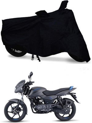SK AUTO Waterproof Two Wheeler Cover for Bajaj(Pulsar 125, Black)