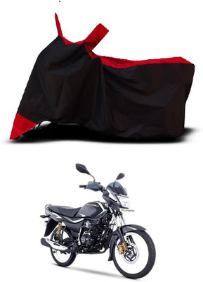 VESMEI Two Wheeler Cover for Bajaj(Platina 125, Red)