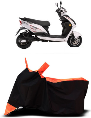 VESMEI Two Wheeler Cover for Bajaj(Sport 63 60V, Orange)